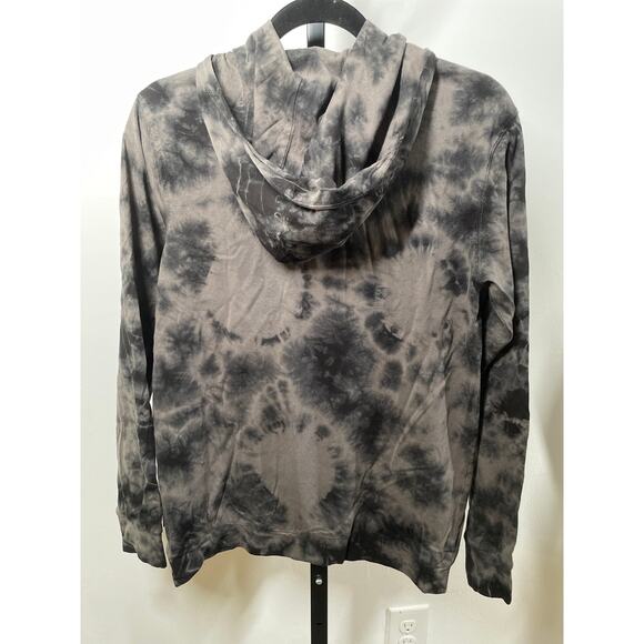 NWT VOLCOM Stone Dye Hoodie Youth L Large Cotton Jersey Tie Dye Pullover Gray - Picture 4 of 8